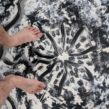"Art Ramon Paintings" home gallery floor mural