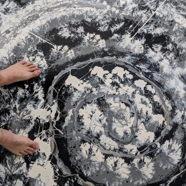"Art Ramon Paintings" home gallery floor mural