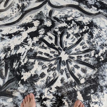 "Art Ramon Paintings" home gallery floor mural
