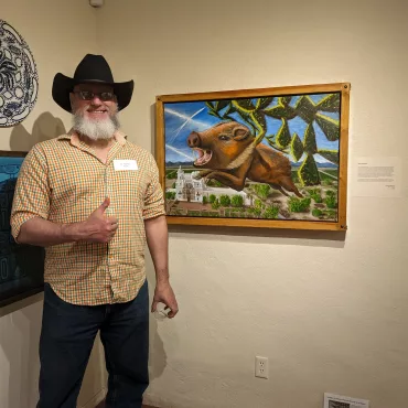 When Javelinas Fly, "Art Ramon" artist Tucson AZ "When Javelinas Fly" "Art Ramon" artist Tucson AZ