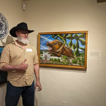 "When Javelinas Fly" "Art Ramon" artist Tucson AZ