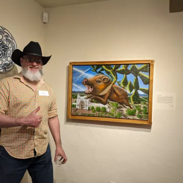 "When Javelinas Fly" "Art Ramon" artist Tucson AZ