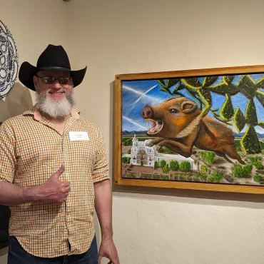 "When Javelinas Fly" "Art Ramon" artist Tucson AZ