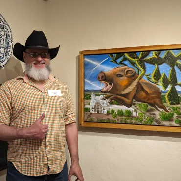 "When Javelinas Fly" "Art Ramon" artist Tucson AZ